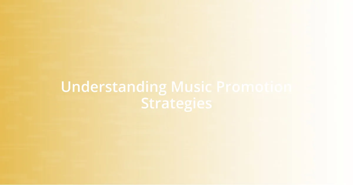 Understanding Music Promotion Strategies